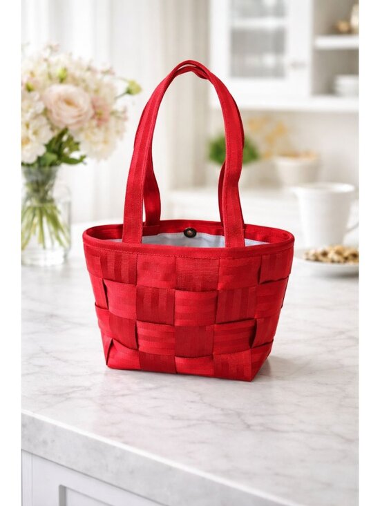 SEATBELT BAG Handbags - The Original SEATBELT BAG in Red Nylon Small tote 2 handle